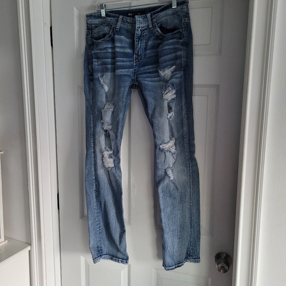 Mens BKE Blue Jeans From Buckle Distressed..READ FULL POST. - Picture 4 of 12